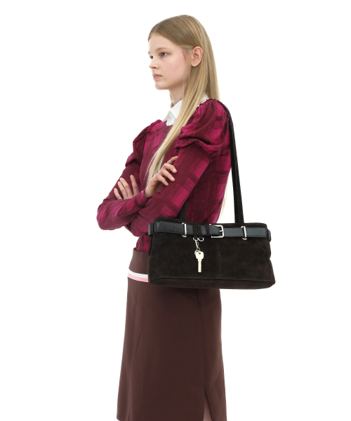 SHOULDER BROCLE [SUEDE MOCHA COMBI]