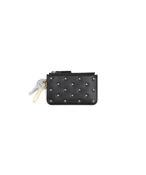 CARD HOLDER WALLET [BLACK STUD]