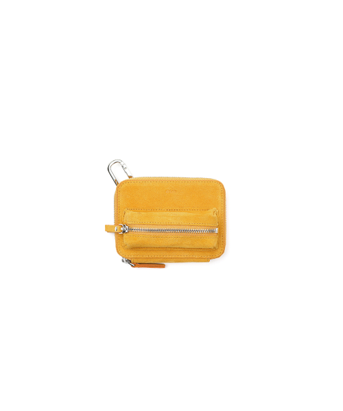 LIP PURSE [SUEDE MUSTARD]