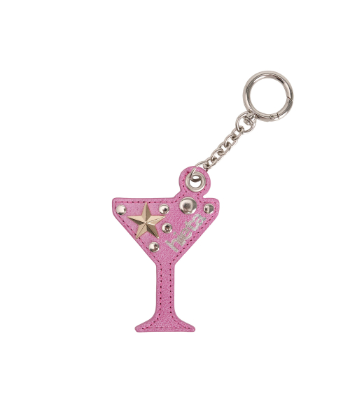 Martini Keyring / Pink