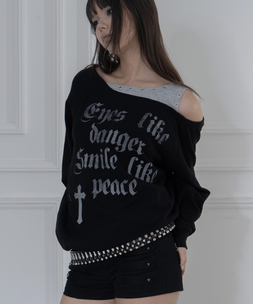 ROSARY NOIRER SWEATSHIRT (BLACK) F25ZB016
