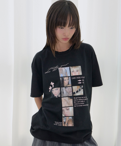 DAMAGE FEARLESS TEE (BLACK) F26QB050