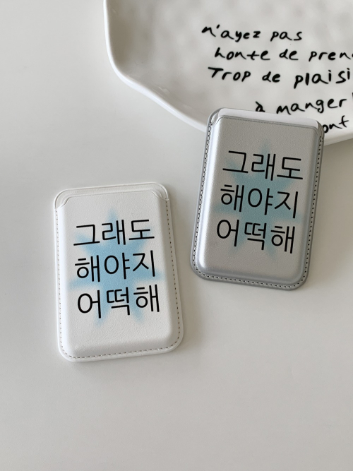 킵고잉 해야지 블루 맥세이프 카드포켓