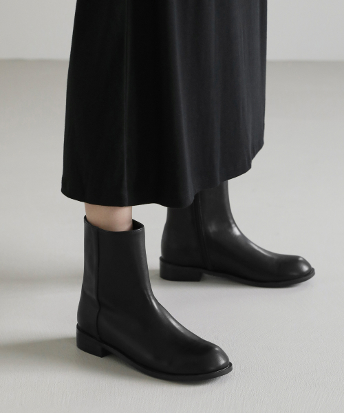마다린 라운드 앵클부츠 (3cm)