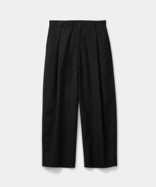 Essential Wool Trouser (Black)