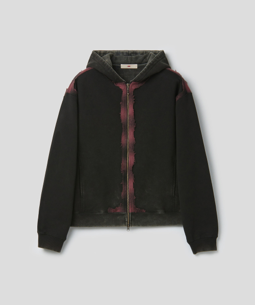 GYPSY HOOD ZIP UP (BLACK)