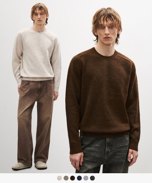 ESSENTIALS Wool Saddle Knit - 6 Color