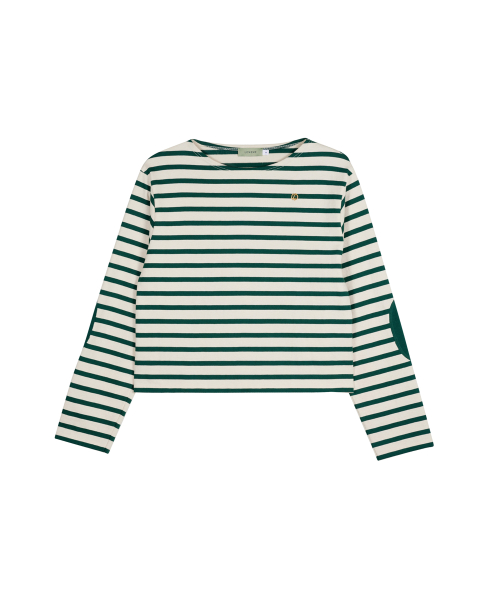 La Mariniere Stripe T-shirt Green