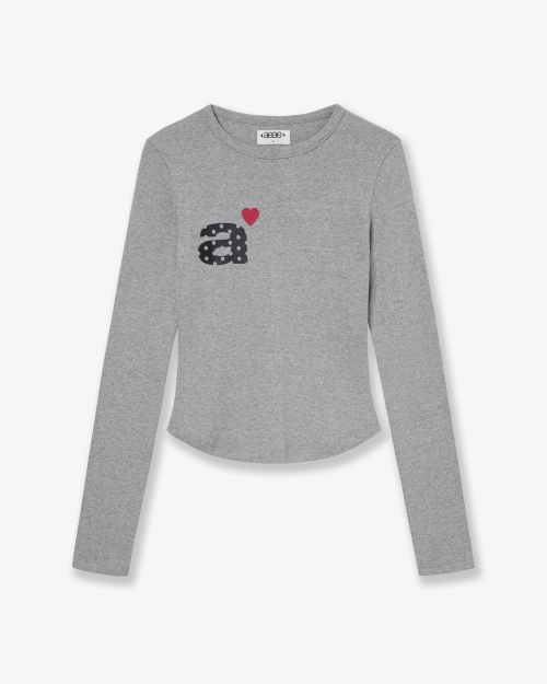 DOT SMALL LETTER L/S [MELANGE GREY]