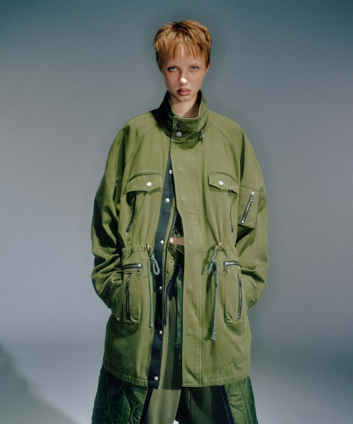 WOMEN VICTOR COTTON FIELD JACKET KHAKI