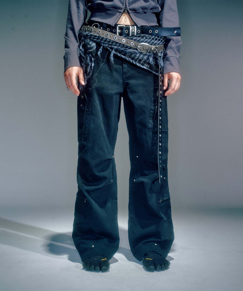 WOMEN FEDRY WORK-PANTS BLACK