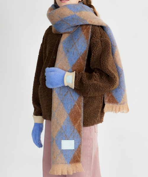 ARGYLE MUFFLER - 5color