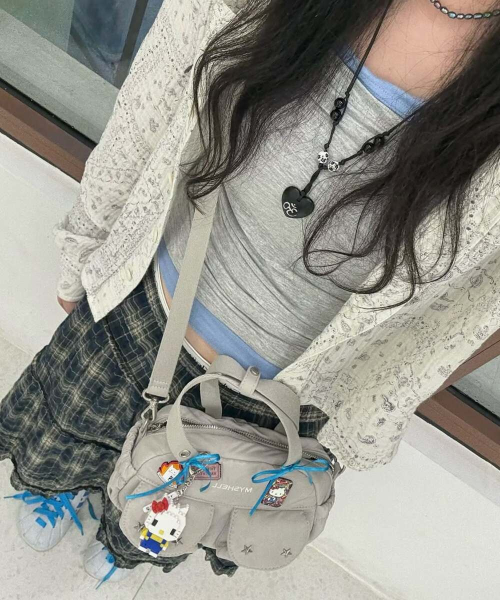 루나 별 스터드 볼링 토트백_35121TT