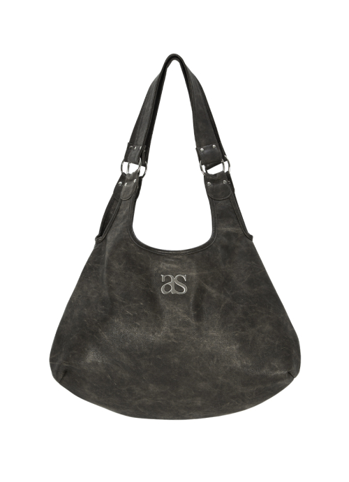 RICKY SHOULDER BAG / CRACK BROWN