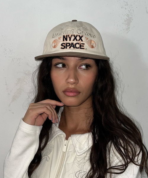 NYX SLOGAN BALL CAP BURGUNDY