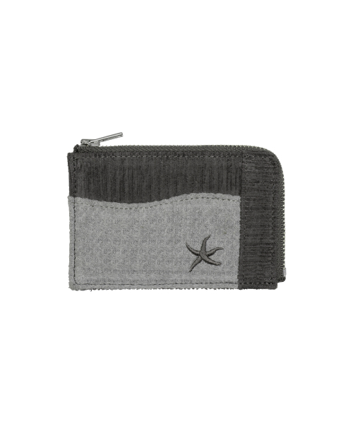 TCM waffle card wallet (charcoal)