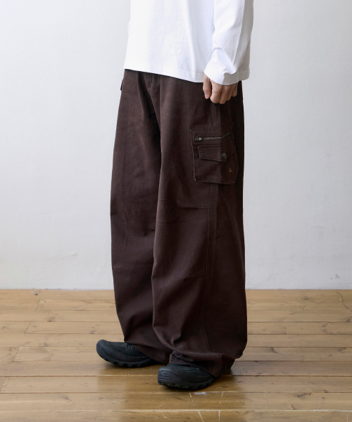 TCM double pocket pants (brown)
