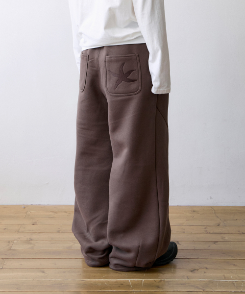 TCM starfish sweat pants (brown)