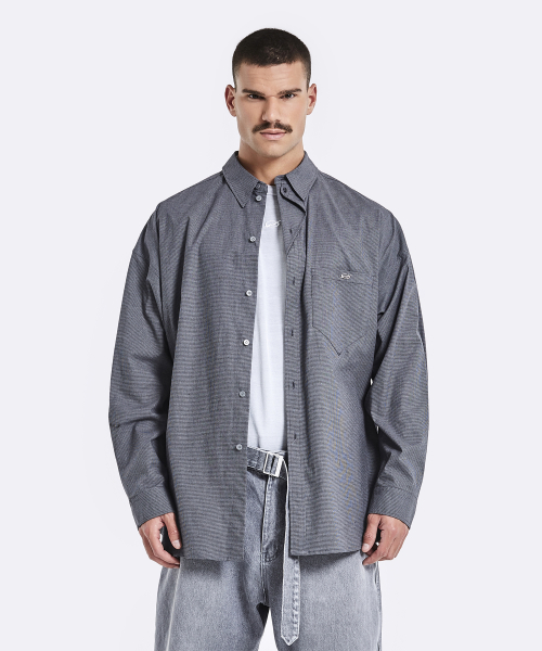 Diagonal shirt - grey