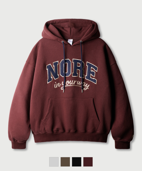 Nore Overfit Hoodie Burgundy KJHD2661