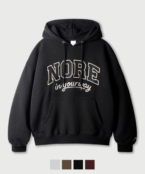 Nore Overfit Hoodie Black KJHD2661