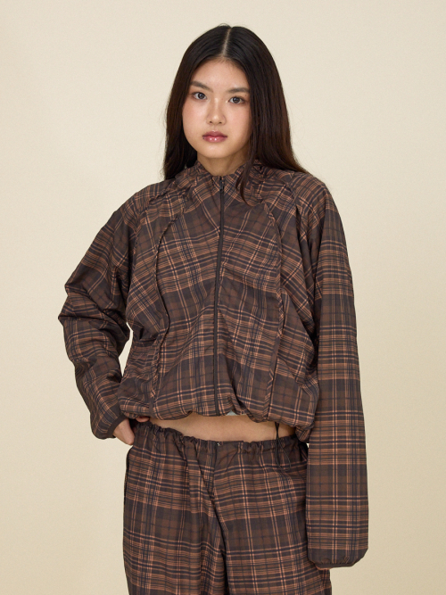 CHECKMATE WINDBREAKER (BROWN)