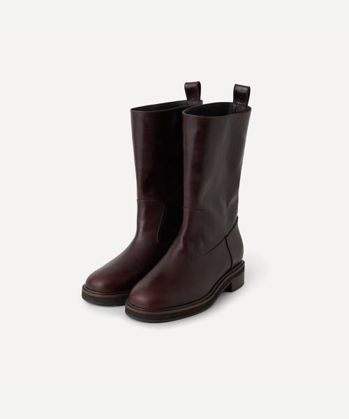 WIT HALF BOOTS (WINE)