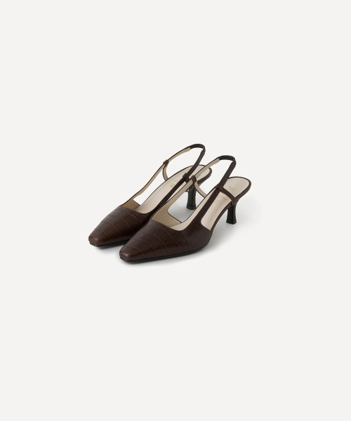 CLASSIC SLINGBACK (SQUARE BROWN)