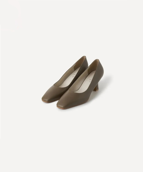 LOUNY PUMPS HEEL (KHAKI)