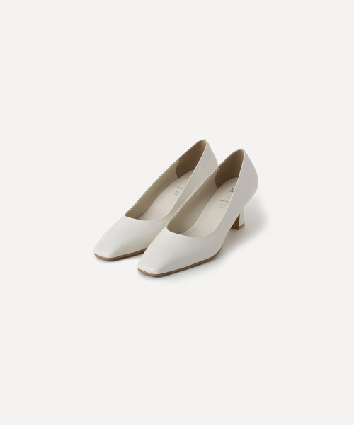 LOUNY PUMPS HEEL (IVORY)