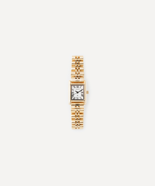 SQUARE METAL WATCH (GOLD)