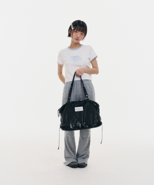 JOYFLOW Shirred Wide Shopper Bag_35112SH