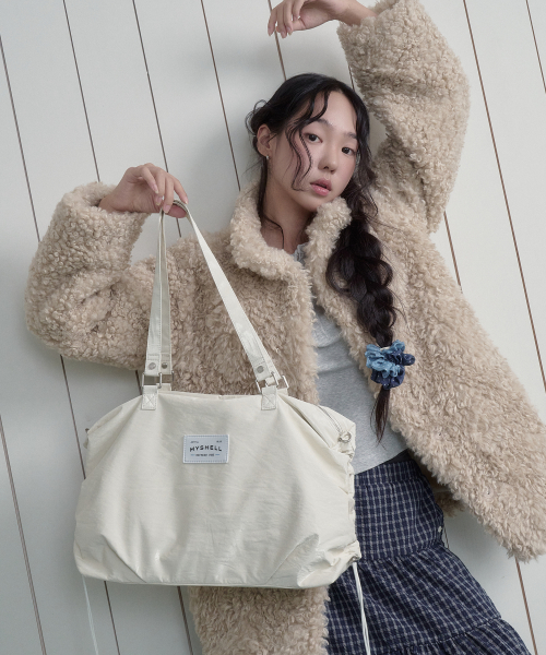 JOYFLOW Shirred Wide Shopper Bag_35112SH