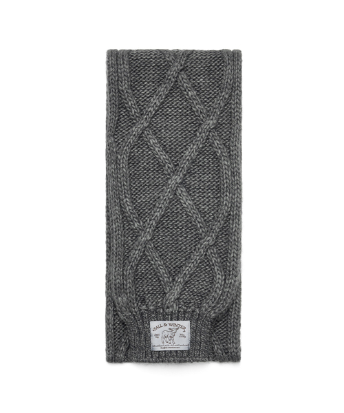 DIAMOND CABLE SCARF - 4 colors