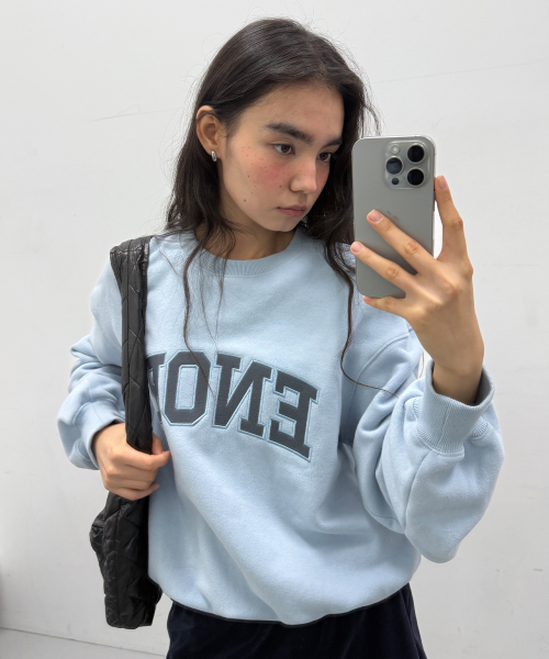 [CORE] ENOR CORE SWEATSHIRT - LIGHT BLUE
