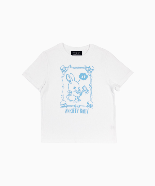 ANXIETY BABY MINI TEE (WHITE)