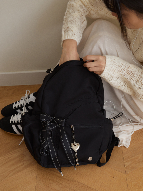 Romantique sneaker backpack_black