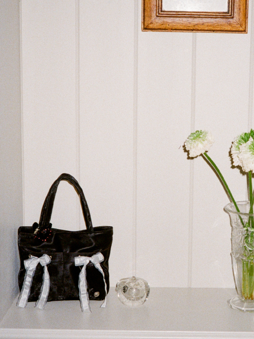 Mini easy ribbon bag_black