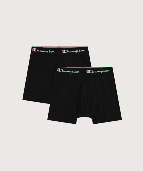 남성 스크립트 로고 드로즈 2PACK Black