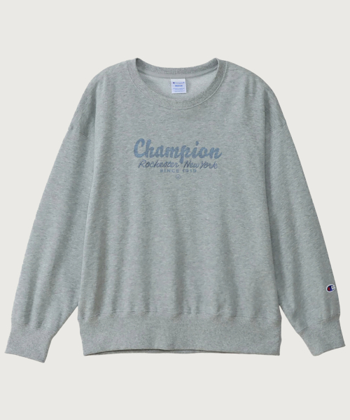 여성 ROCHESTER 루즈핏 크루넥 스웨트셔츠 Oxford Grey