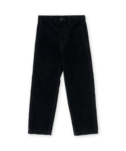 W Corduroy Pants, Black