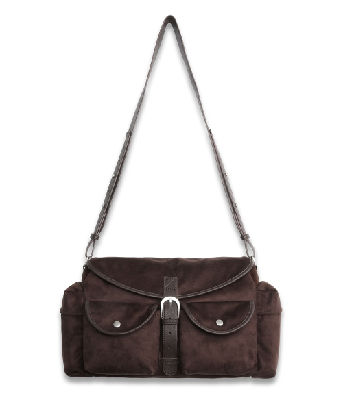 Leather Trim Camera Bag SUEDE MOCHA