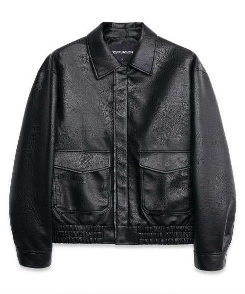 Crease Leather A-2 Jacket