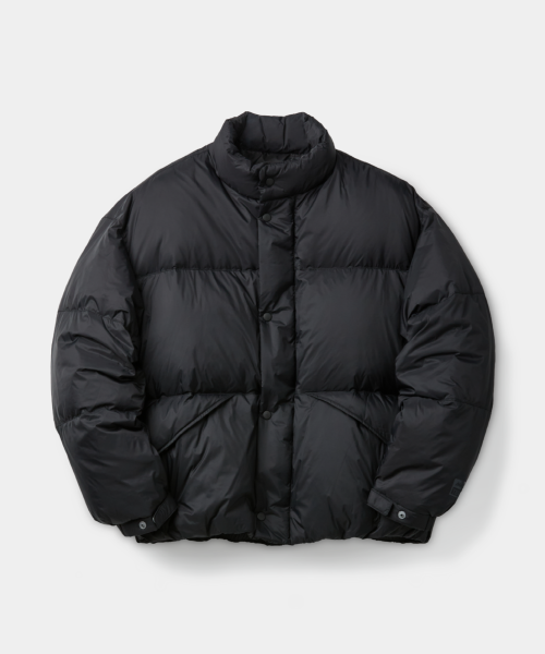 Mazo Tech Stand Collar Down Jumper (Black)