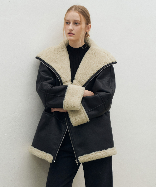 High Neck Wool Mustang[LMBFWI25JK108]-2color