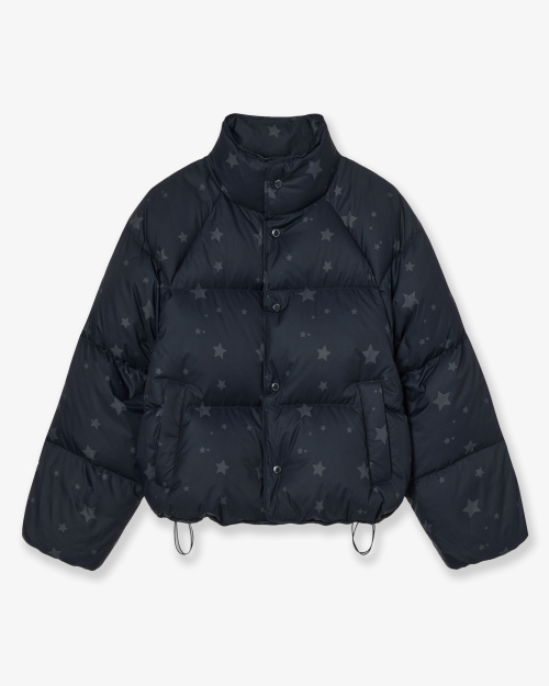 STAR PUFFER DOWN JACKET [NAVY]