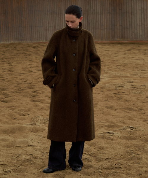 Alpaca Balmacan Long Coat[LMBEWICT705]-2color