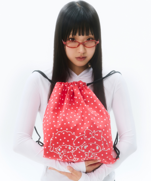 [MY MELODY] GYMSACK(RED)
