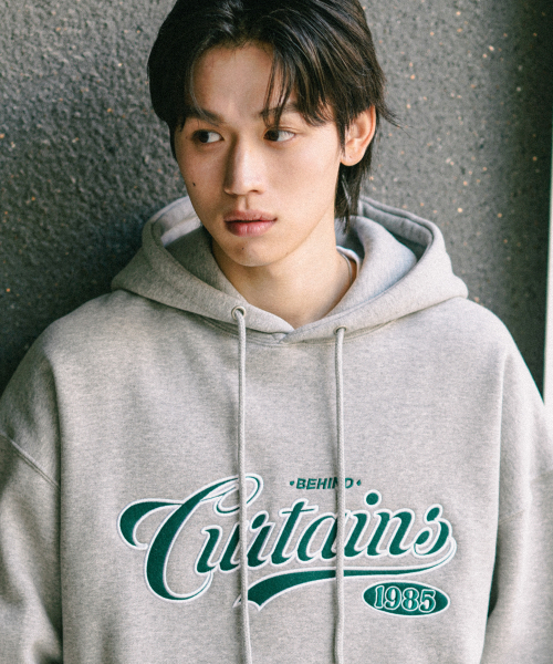 Curtain Hoodie Gray ISHD2663