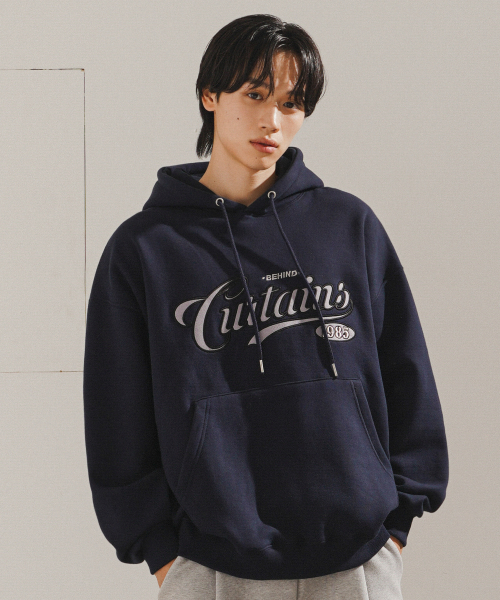 Curtain Hoodie Navy ISHD2663